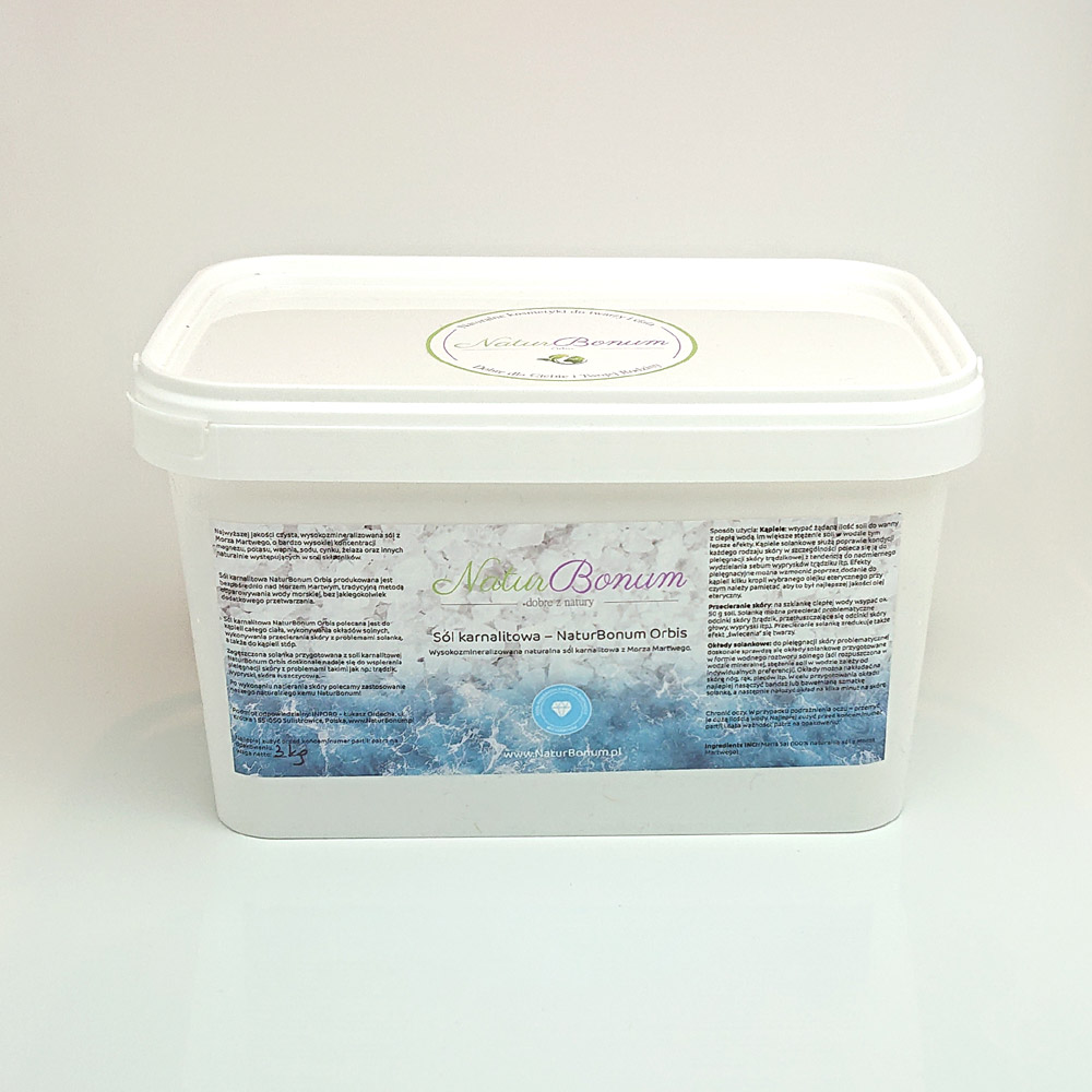 Ślężański Produkt Lokalny - Sól karnalitowa z Morza Martwego NaturBonum Orbis 5 kg