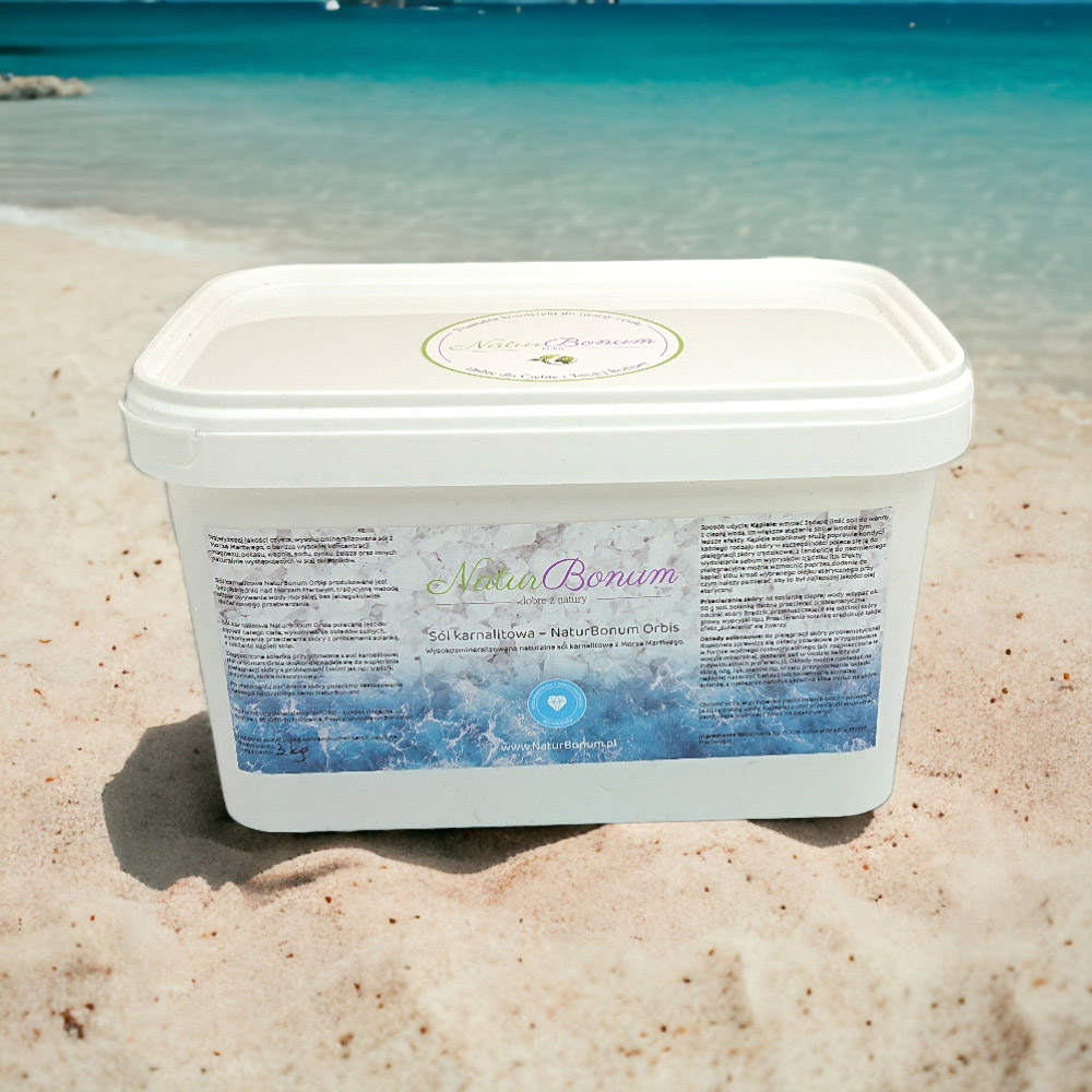 Ślężański Produkt Lokalny - Sól karnalitowa z Morza Martwego NaturBonum Orbis 5 kg