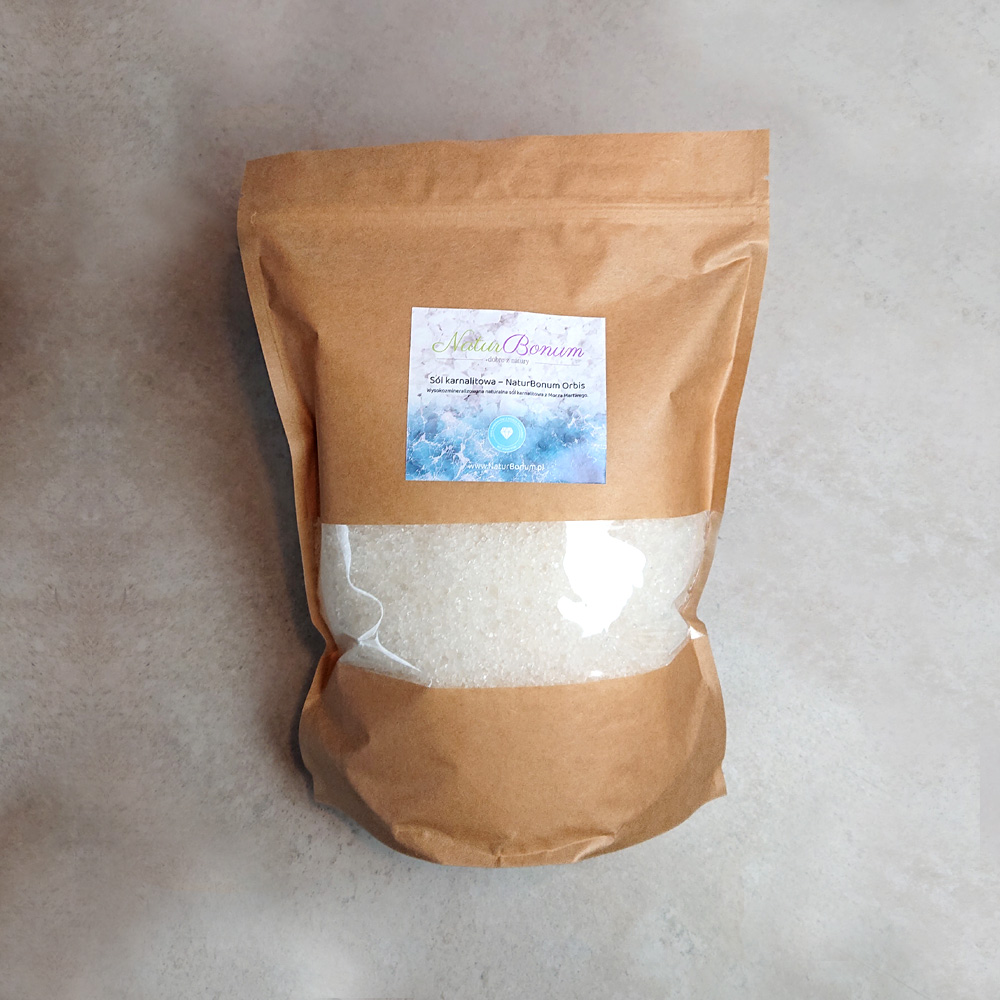 Sól karnalitowa z Morza Martwego NaturBonum Orbis 1 kg
