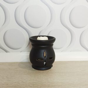 Kominek ceramiczny zapachowy - czarny mat