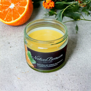 Naturalny krem do twarzy i ciała oliwkowy o zapachu pomarańczy 200 ml