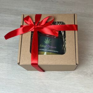 NaturBonum 100% naturalny krem konopny 200 ml w świątecznym pakowaniu