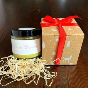 Naturalny krem do twarzy i ciała NaturBonum oliwkowy 200 ml w świątecznym pakowaniu