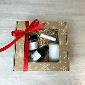 "Twój" duży zestaw prezentowy w świątecznym pakowaniu