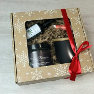 Zestaw prezentowy Słodkie Pomarańcze - Duży w świątecznym pakowaniu